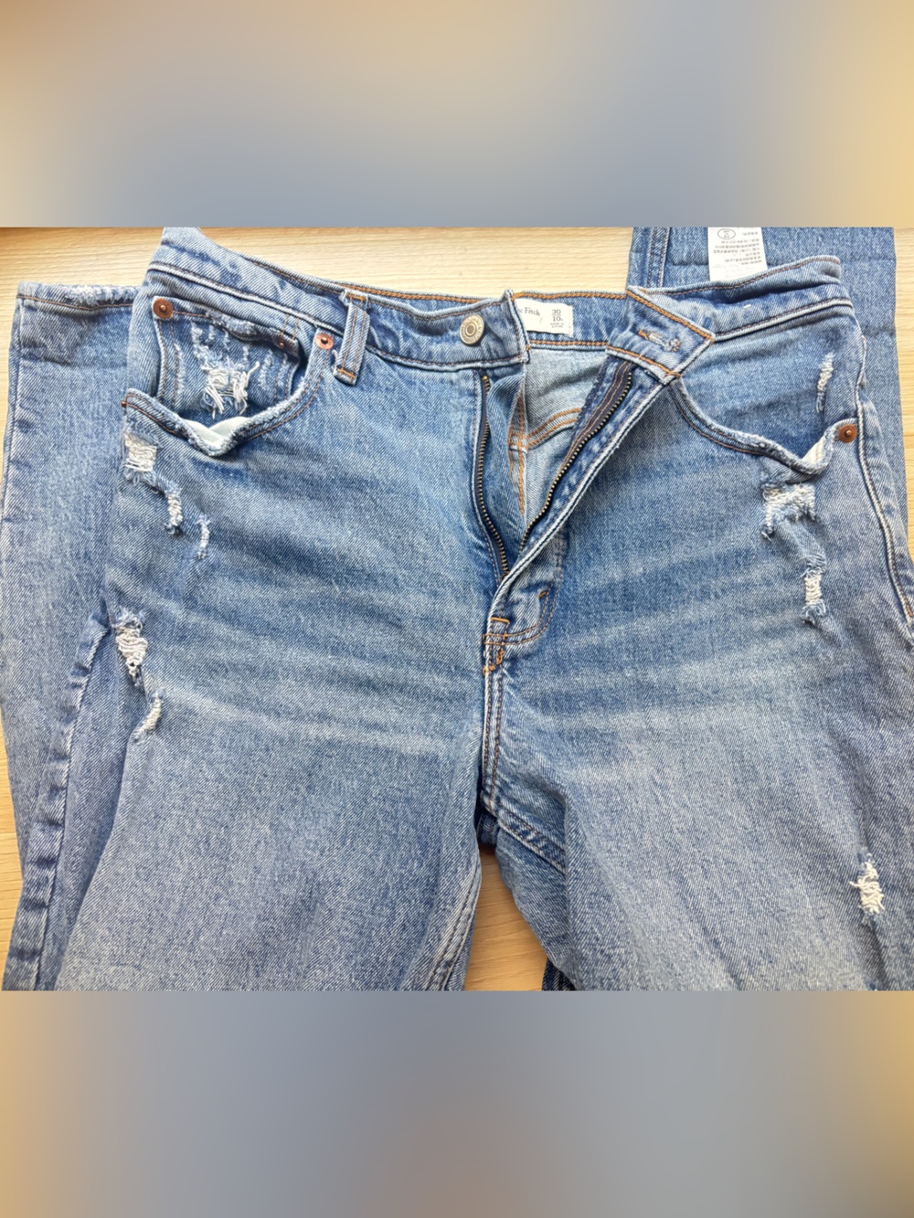 Abercrombie Distressed Blue Denim Jeans